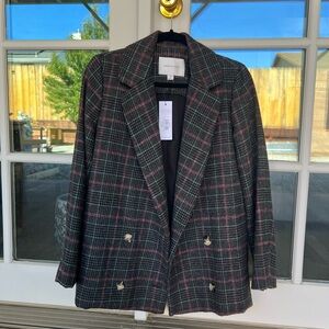 Amour Vert Houndstooth Blazer